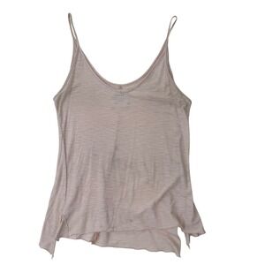Natural‎ Michelle pink Tank Top Distressed + Stained Thrashed Style Size Medium